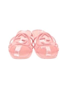 Gucci Rubber Interlocking G Slide Sandals (view 2)