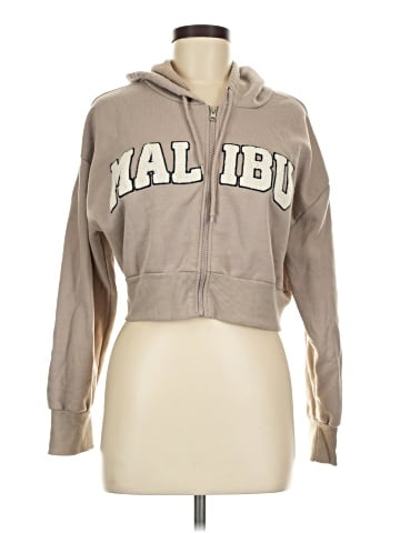 Faded Rose Zip Up Hoodie (view 1)