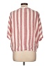 Rails Stripes Pink Short Sleeve Blouse Size L - photo 2