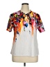 Unbranded Floral White Short Sleeve T-Shirt Size 2XL - photo 1