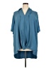 H By Halston 100% Polyester Teal Short Sleeve Blouse Size 3X - photo 1