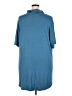 H By Halston 100% Polyester Teal Short Sleeve Blouse Size 3X - photo 2