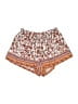 No Comment Paisley Orange White Shorts Size S - photo 1