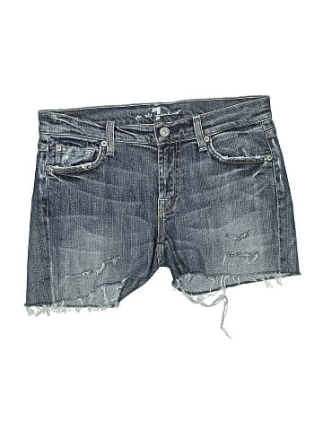 7 For All Mankind Denim Shorts (view 1)