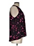 Abbeline 100% Polyester Hearts Black Sleeveless Blouse Size L - photo 4