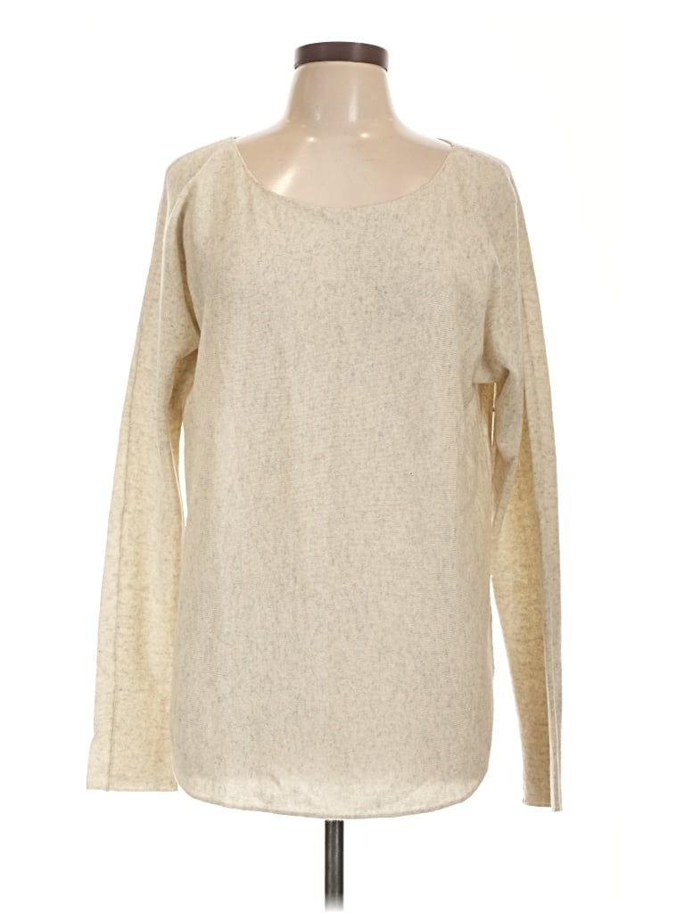 Pre-owned Vince Wool Pullover Sweater In Ivory