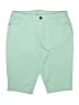 Cj Banks Solid Green Shorts Size 16W - photo 1