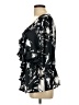 Violet & Claire 100% Polyester Black 3/4 Sleeve Blouse Size L - photo 5