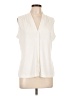 Calvin Klein Ivory Sleeveless Blouse Size L - photo 1