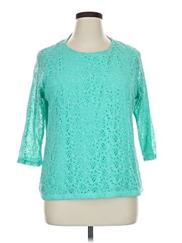 Cathy Daniels 3/4 Sleeve Top (view 1)
