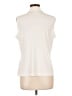 Calvin Klein Ivory Sleeveless Blouse Size L - photo 2