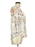 Crosby 100% Polyester Multi Color White 3/4 Sleeve Blouse Size M - photo 4