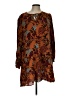 Daniel Rainn Paisley Brown Casual Dress Size L - photo 1