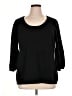 Chico's 100% Cashmere Black Cashmere Pullover Sweater Size XL (3) - photo 1