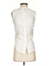 Helmut Lang 100% Viscose Ivory Sleeveless Button-Down Shirt Size XS - photo 1