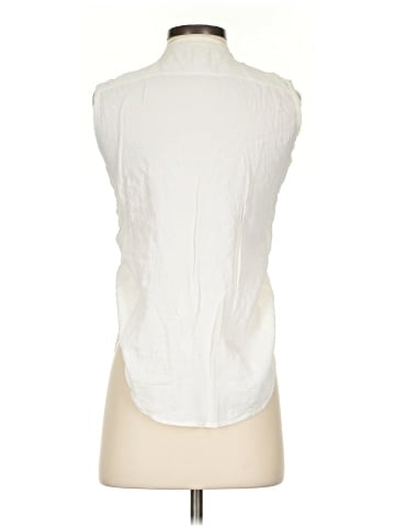 Helmut Lang Sleeveless Button-Down Shirt (view 2)
