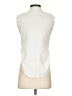 Helmut Lang 100% Viscose Ivory Sleeveless Button-Down Shirt Size XS - photo 2