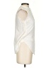 Helmut Lang 100% Viscose Ivory Sleeveless Button-Down Shirt Size XS - photo 4