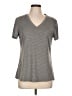 Danskin Now 100% Polyester Gray Short Sleeve T-Shirt Size 12 - photo 1