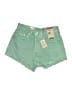 Levi's 100% Cotton Green Denim Shorts Size 27 waist - photo 1