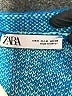 Zara Plaid Blue Cardigan Size M - photo 7