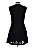 Zara Solid Black Casual Dress Size L - photo 2