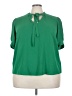 CeCe Green 3/4 Sleeve Blouse Size 3X - photo 1
