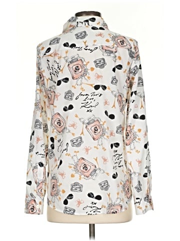 Karl Lagerfeld Paris Long Sleeve Blouse (view 2)