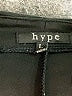 Hype Solid Black Casual Skirt Size L - photo 4