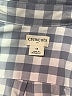 Crewcuts Checkered-gingham Blue Long Sleeve Button-Down Shirt Size 12 - photo 3