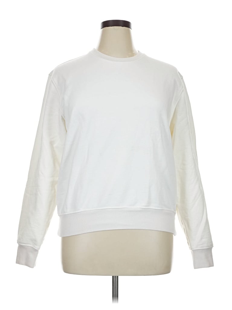 Pre-owned Wardrobe.nyc Sweatshirt In Ivory