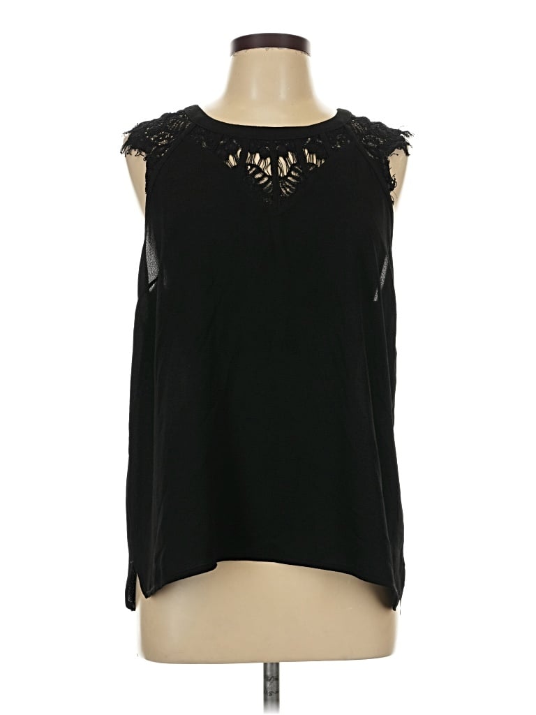 Pre-owned 41hawthorn Sleeveless Blouse In Black