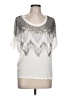 Daytrip Silver Short Sleeve Top Size L (estimated) - photo 1