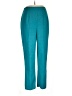 Assorted Brands 100% Polyester Solid Teal Dress Pants Size 14 - photo 1