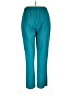 Assorted Brands 100% Polyester Solid Teal Dress Pants Size 14 - photo 2
