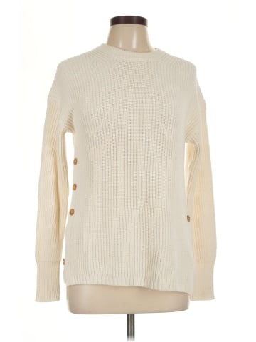White + Warren Pullover Sweater (view 1)