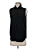 Ann Taylor 100% Polyester Black Sleeveless Blouse Size S - photo 1