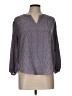 Fun2Fun 100% Polyester Gray 3/4 Sleeve Blouse Size L - photo 1