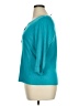 Karen Scott 100% Cotton Teal Pullover Sweater Size XL - photo 5