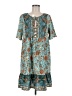 Unbranded 100% Polyester Paisley Teal Casual Dress Size M - photo 1