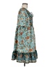 Unbranded 100% Polyester Paisley Teal Casual Dress Size M - photo 4