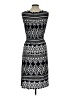 Spense Print Black Casual Dress Size L - photo 2