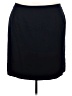 Calvin Klein Solid Black Formal Skirt Size 24W - photo 1