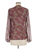 Sigrid Olsen 100% Polyester Burgundy Long Sleeve Blouse Size M - photo 2