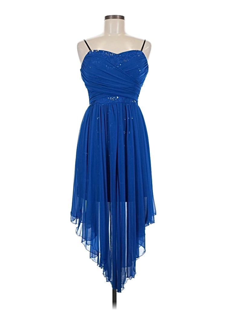 Pre-owned City Triangles Cocktail Dress In Blue