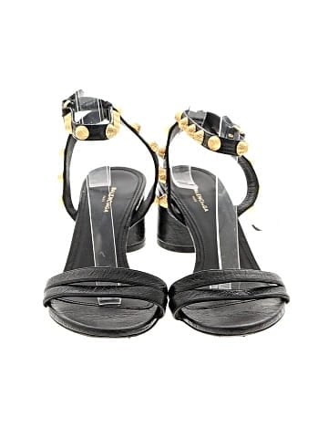 Balenciaga Leather Studded Sandal (view 2)