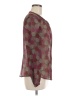 Sigrid Olsen 100% Polyester Burgundy Long Sleeve Blouse Size M - photo 4