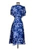 Talbots Paisley Blue Cocktail Dress Size 4 Petite - photo 2