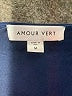 Amour Vert Solid Blue Casual Dress Size M - photo 7
