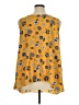 Anne Klein 100% Polyester Yellow Sleeveless Blouse Size XL - photo 2